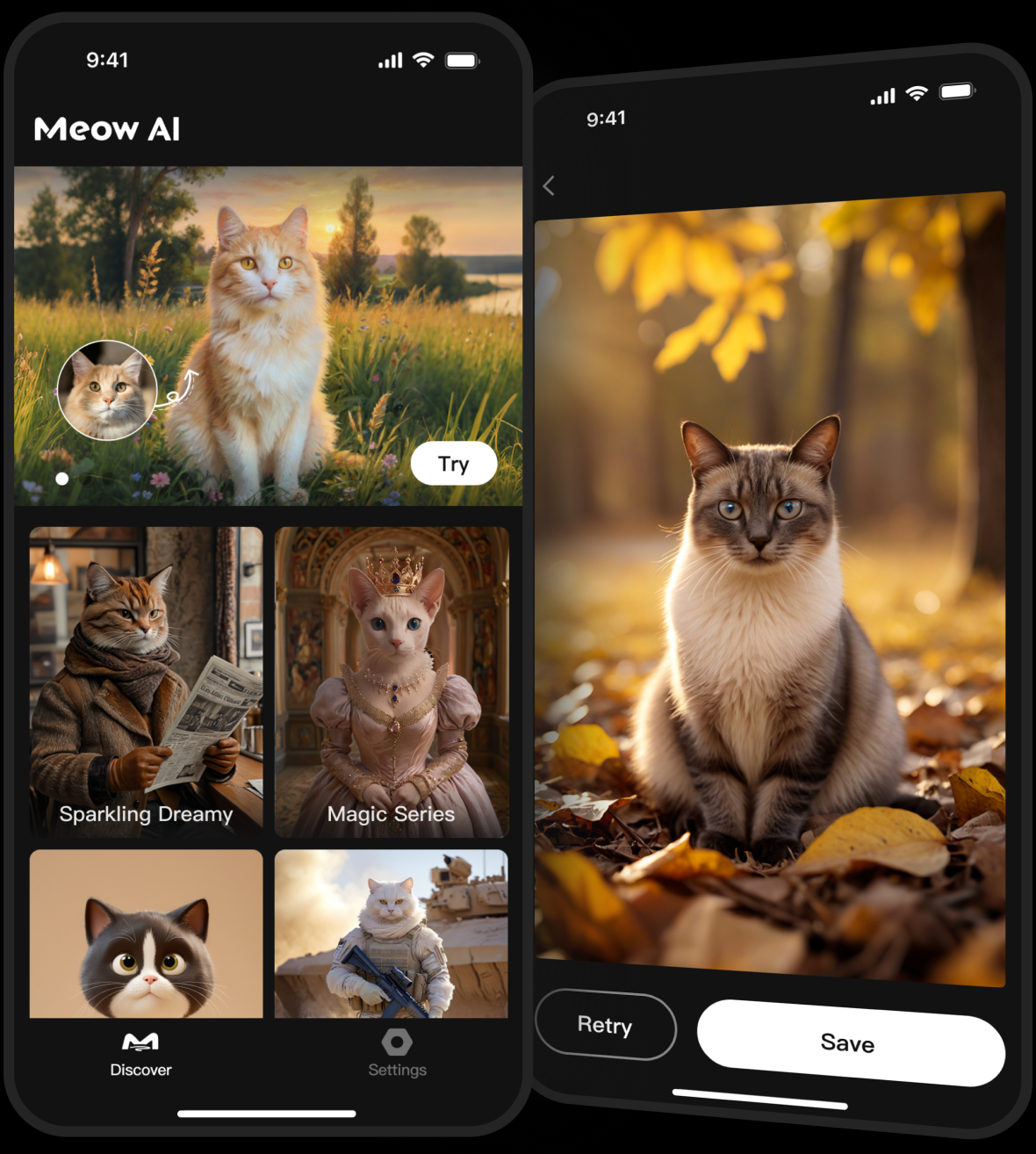 Meow AI App Preview